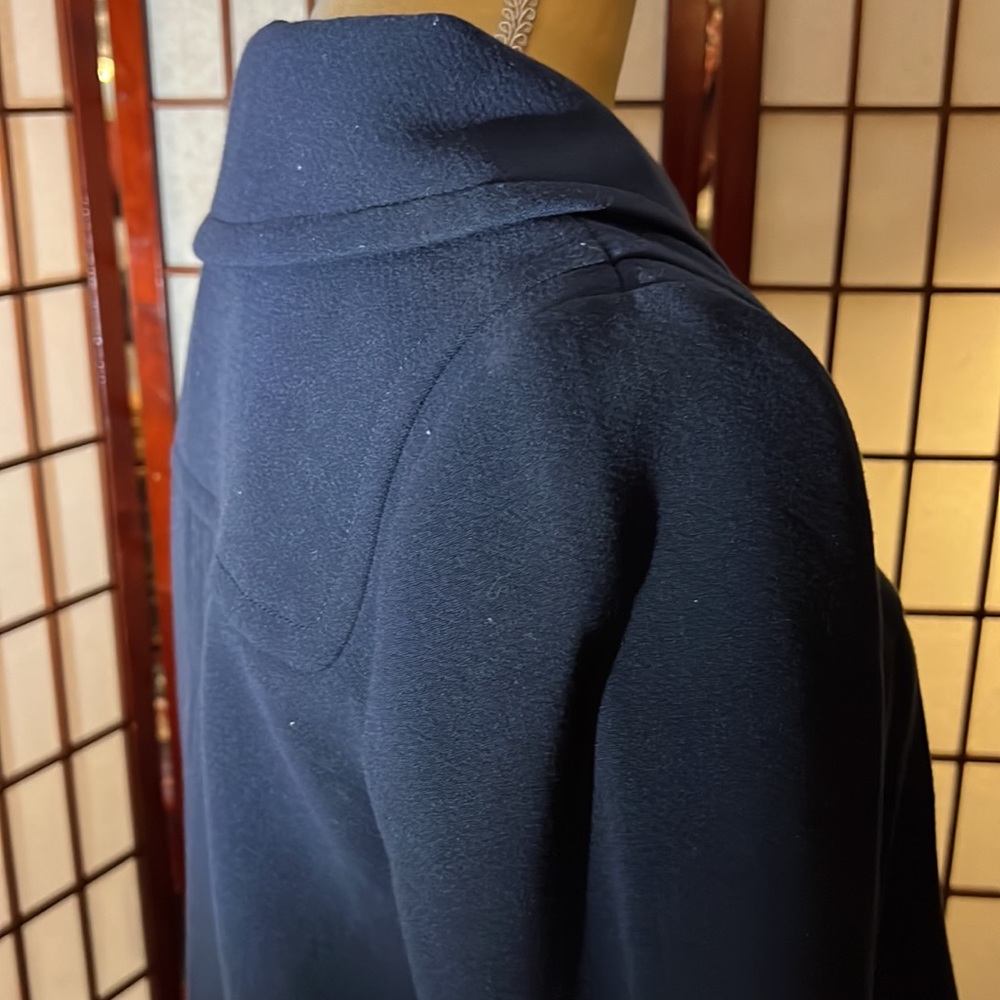 Gap Pea Duffel coat, Blue and white striped lining size small navy blue - Picture 7 of 11